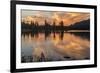 USA, Colorado, Rocky Mountain National Park. Sprague Lake at Sunset-Cathy & Gordon Illg-Framed Premium Photographic Print