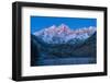 Usa, Colorado, Rocky Mountains, Aspen, Maroon Bells at Dawn-Christian Heeb-Framed Premium Photographic Print