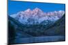 Usa, Colorado, Rocky Mountains, Aspen, Maroon Bells at Dawn-Christian Heeb-Mounted Premium Photographic Print