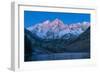 Usa, Colorado, Rocky Mountains, Aspen, Maroon Bells at Dawn-Christian Heeb-Framed Photographic Print