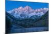 Usa, Colorado, Rocky Mountains, Aspen, Maroon Bells at Dawn-Christian Heeb-Mounted Photographic Print