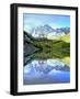 USA, Colorado. Rocky Mountains, Maroon Bells Reflect into Maroon Lake-Jaynes Gallery-Framed Photographic Print