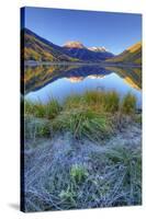 USA, Colorado, San Juan Mountains. Frosty morning at Crystal Lake.-Jaynes Gallery-Stretched Canvas