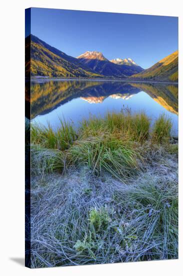 USA, Colorado, San Juan Mountains. Frosty morning at Crystal Lake.-Jaynes Gallery-Stretched Canvas
