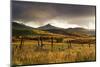 USA, Colorado, San Juan Mountains. Landscape and Fence at Sunset-Jaynes Gallery-Mounted Photographic Print