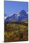 USA, Colorado, San Juan Mountains. Mountain and forest in autumn.-Jaynes Gallery-Mounted Premium Photographic Print