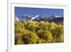 USA, Colorado, San Juan Mountains. Mountains and autumn landscape.-Jaynes Gallery-Framed Premium Photographic Print