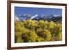 USA, Colorado, San Juan Mountains. Mountains and autumn landscape.-Jaynes Gallery-Framed Premium Photographic Print