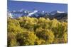 USA, Colorado, San Juan Mountains. Mountains and autumn landscape.-Jaynes Gallery-Mounted Premium Photographic Print