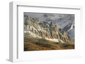 USA, Colorado, San Juan Mountains. Ophir Needles after an autumn snowfall.-Jaynes Gallery-Framed Photographic Print