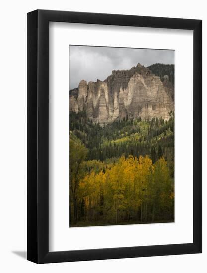 USA, Colorado, San Juan Mountains. Storm Clouds over Mountain-Don Grall-Framed Photographic Print