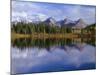 USA, Colorado, San Juan National Forest, Grenadier Range Reflects in Molas Lake in Autumn-John Barger-Mounted Photographic Print