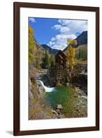 USA, Colorado, scenic historic Crystal Mill.-Bernard Friel-Framed Premium Photographic Print