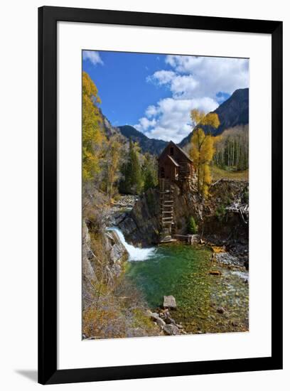 USA, Colorado, scenic historic Crystal Mill.-Bernard Friel-Framed Premium Photographic Print