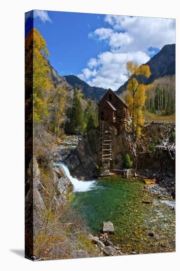 USA, Colorado, scenic historic Crystal Mill.-Bernard Friel-Stretched Canvas