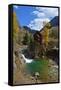 USA, Colorado, scenic historic Crystal Mill.-Bernard Friel-Framed Stretched Canvas