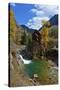 USA, Colorado, scenic historic Crystal Mill.-Bernard Friel-Stretched Canvas