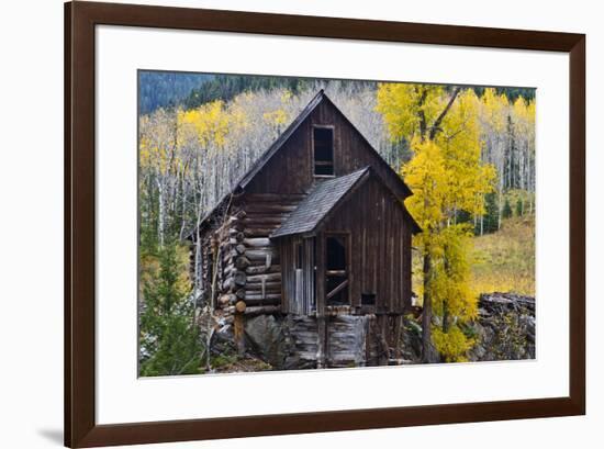 USA, Colorado, scenic historic Crystal Mill-Bernard Friel-Framed Premium Photographic Print