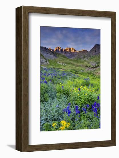 USA, Colorado. Sunrise in American Basin in the San Juan Mountains.-Dennis Flaherty-Framed Photographic Print