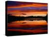 USA, Colorado, Sunset Ignites the Sky over Echo Lake, Arapaho National Forest-John Barger-Stretched Canvas