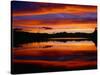 USA, Colorado, Sunset Ignites the Sky over Echo Lake, Arapaho National Forest-John Barger-Stretched Canvas