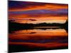 USA, Colorado, Sunset Ignites the Sky over Echo Lake, Arapaho National Forest-John Barger-Mounted Photographic Print