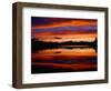 USA, Colorado, Sunset Ignites the Sky over Echo Lake, Arapaho National Forest-John Barger-Framed Photographic Print