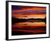 USA, Colorado, Sunset Ignites the Sky over Echo Lake, Arapaho National Forest-John Barger-Framed Photographic Print