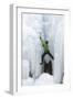 USA, Colorado, Uncompahgre National Forest. Climber ascends icy cliff face.-Jaynes Gallery-Framed Photographic Print