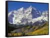 USA, Colorado, White River National Forest, Maroon Bells Snowmass Wilderness-John Barger-Framed Stretched Canvas