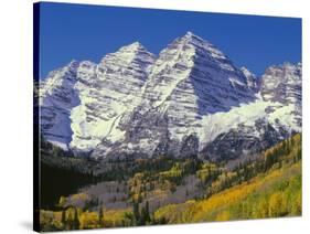 USA, Colorado, White River National Forest, Maroon Bells Snowmass Wilderness-John Barger-Stretched Canvas