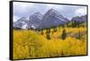 USA, Colorado, White River National Forest, Maroon Bells Snowmass Wilderness-John Barger-Framed Stretched Canvas