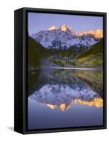 USA, Colorado, White River National Forest, Maroon Bells Snowmass Wilderness-John Barger-Framed Stretched Canvas