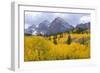 USA, Colorado, White River National Forest, Maroon Bells Snowmass Wilderness-John Barger-Framed Photographic Print