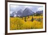 USA, Colorado, White River National Forest, Maroon Bells Snowmass Wilderness-John Barger-Framed Photographic Print