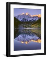 USA, Colorado, White River National Forest, Maroon Bells Snowmass Wilderness-John Barger-Framed Photographic Print