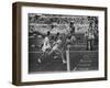 Usa Dave Sime and German Armin Hary at End of Men's 100-Meter Dash-null-Framed Premium Photographic Print