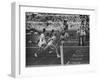 Usa Dave Sime and German Armin Hary at End of Men's 100-Meter Dash-null-Framed Premium Photographic Print