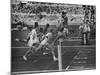 Usa Dave Sime and German Armin Hary at End of Men's 100-Meter Dash-null-Mounted Premium Photographic Print
