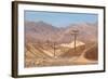 USA, Death Valley National Park, Power Poles-Catharina Lux-Framed Photographic Print