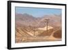 USA, Death Valley National Park, Power Poles-Catharina Lux-Framed Photographic Print