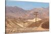 USA, Death Valley National Park, Power Poles-Catharina Lux-Stretched Canvas