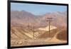 USA, Death Valley National Park, Power Poles-Catharina Lux-Framed Photographic Print