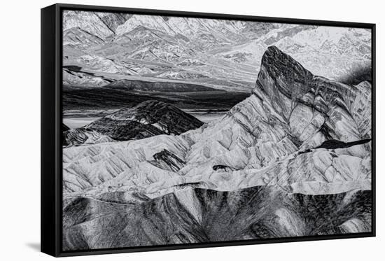 USA, Death Valley, Zabriskie Point-George Theodore-Framed Stretched Canvas
