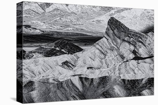 USA, Death Valley, Zabriskie Point-George Theodore-Stretched Canvas