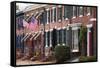 Usa, Delaware, New Castle, Historic District House Detail-Walter Bibikow-Framed Stretched Canvas