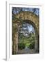 Usa, District of Columbia. Entrance to the Bishop's Garden at the Washington National Cathedral-Hollice Looney-Framed Photographic Print