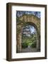 Usa, District of Columbia. Entrance to the Bishop's Garden at the Washington National Cathedral-Hollice Looney-Framed Photographic Print