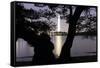 Usa, District of Columbia. Washington Monument in evening light-Hollice Looney-Framed Stretched Canvas