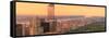 Usa, East Coast, New York, Manhattan, View from Top of the Rock-Christian Heeb-Framed Stretched Canvas